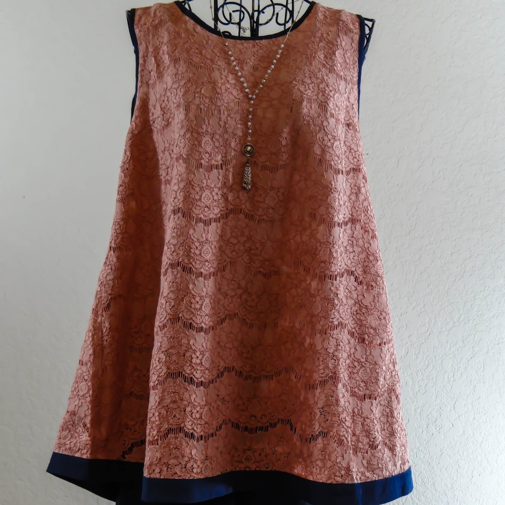 Ryu Pink Lace Shirt